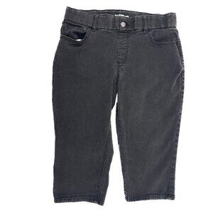 Riders by Lee Women's Black Cropped Jeans